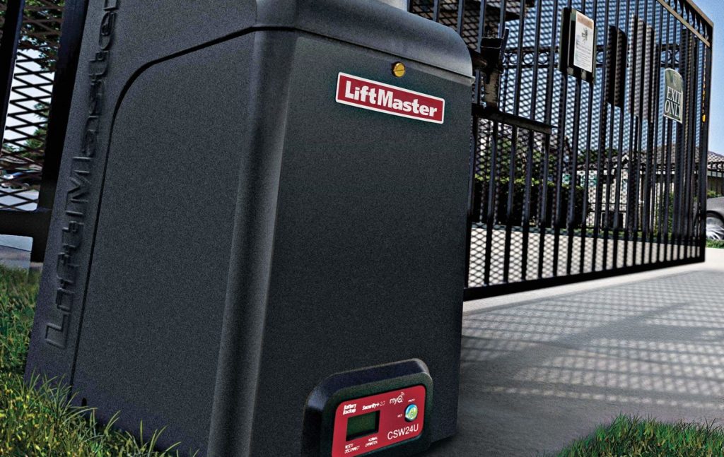Automatic sliding gate system installed by Auto Gates Ontario